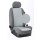 Mercedes Vito (W447) + eVito, ab Bj. 2014 - / Maßangefertigter Einzelsitzbezug hinten 2. oder 3. Reihe :: 167. Stoff New York / Stoff grau