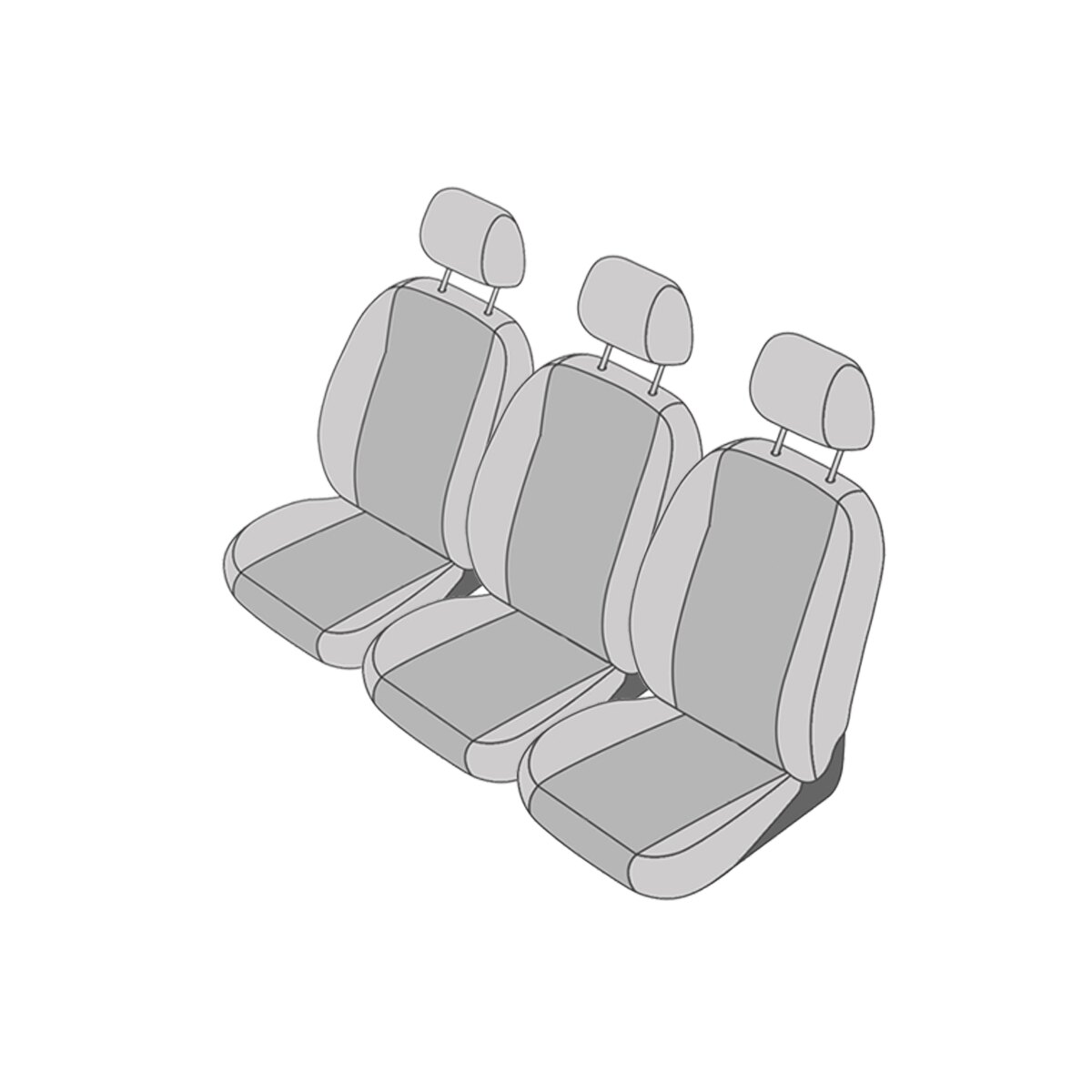 Auto Sitzbezüge für Ford C-Max in Beige Schwarz