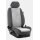 VW Touran II (Typ 5T), ab Bj. 2015 - / Maßangefertigtes Komplettset 7-Sitzer :: 015. Stoff Alcantra-grau / Stoff anthrazit