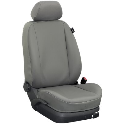 Ford Transit Nugget, ab Bj. 2013 - / Maßangefertigtes Komplettsetangebot 5-Sitzer (mit Dreierbank hinten!) :: K83. Kunstleder grau / Kunstleder grau / (15% Aufpreis)