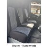 Mercedes Sprinter Transporter/Tourer (W907), ab Bj. 01/2018 - / Maßangefertigte Vordersitzbezüge 3-Sitzer (Fahrersitz + Doppelbeifahrersitz)