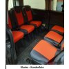 Ford Tourneo Custom, ab Bj. 2012 - / Maßangefertigter Rücksitzbezug Dreierbank 2. oder 3. Reihe