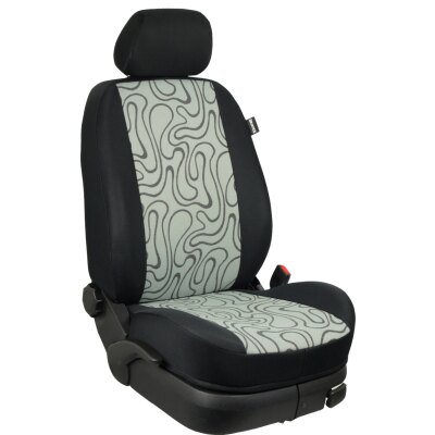 Automobilstoffe Meterware :: 025. Stoff Wave / Stoff schwarz