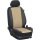VW T5 California + California Beach, Bj. 2003 - 10/2009 / Maßangefertigtes Komplettsetangebot 4-Sitzer :: K84. Kunstleder beige / Kunstleder schwarz