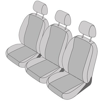 Citroen Berlingo III + XTR , ab Bj. 09/2018 - / Maßangefertigter Rücksitzbezug