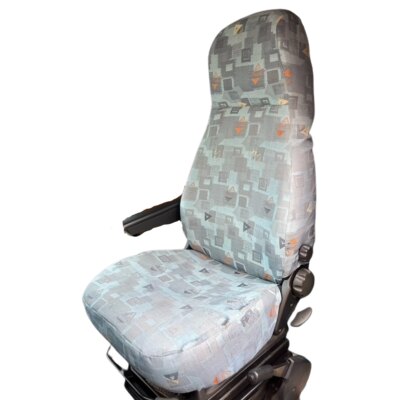 Maßangefertigte Vordersitzbezüge für Wohnmobil Fiat Ducato Typ 244 Pilotsitz (ohne Gurthalter)