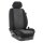 Maßangefertigter Rücksitzbezug (Zweierbank) für Toyota Crosscamp :: 016. Stoff Alcantra-anthrazit / Stoff schwarz (15% Aufpreis)