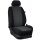 Maßangefertigter Rücksitzbezug (Zweierbank) für Citroen Pössl Campster :: 211. Stoff Space-anthrazit / Stoff schwarz