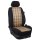 Automobilstoffe Meterware :: 215. Stoff GTI-beige / Stoff schwarz