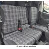 Citroen Berlingo III Kasten, ab Bj. 09/2018 - / Maßangefertigte Vordersitzbezüge 3-Sitzer (Fahrersitz + Doppelbeifahrersitz)