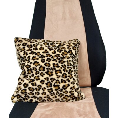 Kissenbezug 40 x 40 cm im Design Webfell Leopard