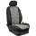 VW Lupo (6X), Bj. 10/1998 - 07/2005 / Maßangefertigtes Komplettsetangebot :: 029. Stoff Marbella / Stoff schwarz