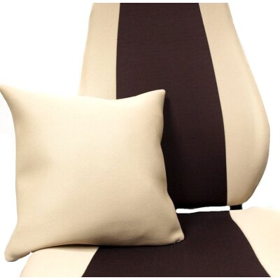 Kissenbezug 40 x 40 cm im Design beige