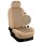 Ford Transit Nugget, ab Bj. 2013 - / Maßangefertigte Vordersitzbezüge mit verstellbarer Kopfstütze :: 231. Stoff Kairo / Stoff beige