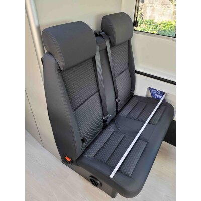 Wohnmobil Ford Transit Big Nugget, ab Bj. 2020 - / Maßangefertigter Rücksitzbezug Zweierbank