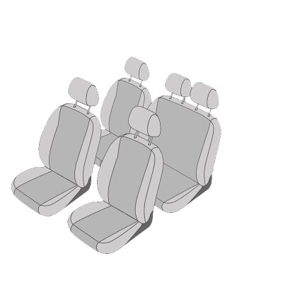 Ford Tourneo Connect, ab Bj. 2022 - / Maßangefertigtes Komplettsetangebot 5-Sitzer
