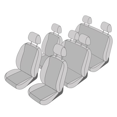 Ford Tourneo Connect, ab Bj. 2022 - / Maßangefertigtes Komplettsetangebot 7-Sitzer