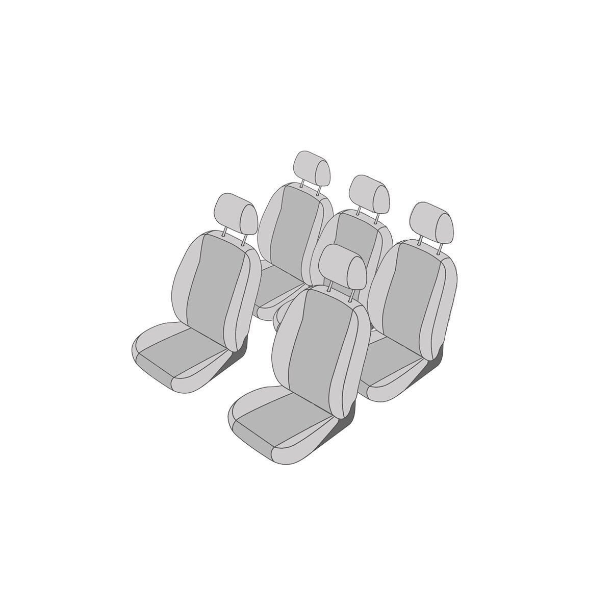 Skoda Yeti Sitzbezüge für die Vorder und Rücksitze, 259,98