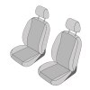 Maßangefertigte Vordersitzbezüge passend für Dethleffs Wohnmobile mit Sitzen mit verstellbaren Kopfstützen