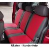 VW Caddy, Bj. 2004 - 2010 / Maßangefertigter Rücksitzbezug 2. Reihe