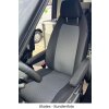 Maßangefertigte Vordersitzbezüge für Wohnmobil Mercedes Sprinter / Hymer (Isringhausen Sitz mit versenkbaren Kopfsützen)