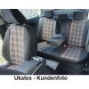 VW Golf 6 Kombi + Fließheck, Bj. 2008 - 2012 / Maßangefertigter Rücksitzbezug