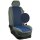 Wohnmobil Weinsberg Cara Compact (Edition Pepper) / Maßangefertigter Rücksitzbezug (Zweierbank) :: 267. Stoff Miami-blau / Stoff grau