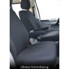 #VW T5 / T6 / T6.1 California / Multivan, Bj. 10/2009 - Maßangefertigte Vordersitzbezüge :: Stoff schwarz / Stoff schwarz