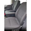 #VW T5 / T6 / T6.1 California / Multivan, Bj. 10/2009 - Maßangefertigte Vordersitzbezüge :: Stoff schwarz / Stoff schwarz