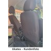 #VW T5 / T6 / T6.1 California / Multivan, Bj. 10/2009 - Maßangefertigte Vordersitzbezüge :: Stoff schwarz / Stoff schwarz