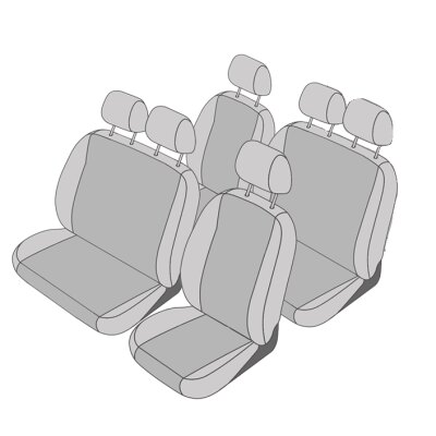 Renault Trafic DOKA, ab Bj. 10/2014 - / Maßangefertigtes Komplettsetangebot 6-Sitzer