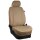 Maßangefertigte Vordersitzbezüge passend für Bürstner Wohnmobile mit Pilotsitzen :: K107. Kunstleder beige / Kunstleder beige