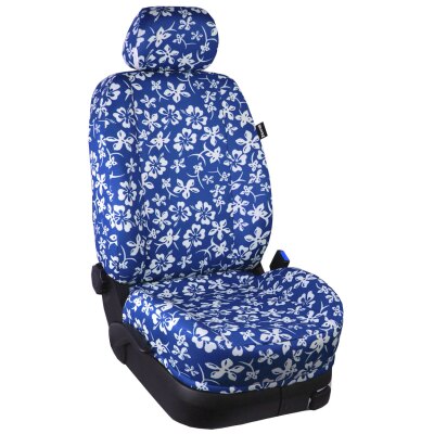 VW Caddy, Bj. 2015 - 2020 / Maßangefertigter Mittelkonsolenbezug vorne :: HS30A. Hawaii blau / Hawaii blau