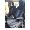 Ford Tourneo Custom II, ab Bj. 07/2023 - / Maßangefertigte Vordersitzbezüge (2 Einzelsitze)