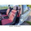VW Golf IV Cabrio / Maßangefertigte Vordersitzbezüge (Sportsitze)