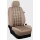Ford Transit Transporter, Bj. 2006 - 2013 / Maßangefertigter Dreierbankbezug 3. Reihe :: 274. Stoff GTI-beige / Stoff beige