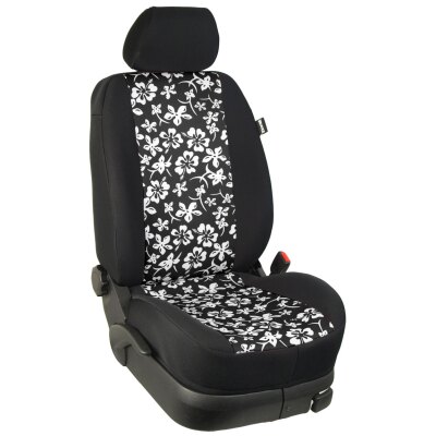 Wohnmobil Roller Team Livingstone 2 Sport / Maßangefertigter Rücksitzbezug (3-teilig) :: HS12T. Stoff Hawaii-schwarz / Stoff schwarz