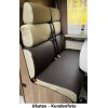 Wohnmobil Challenger Birthday 60 / Maßangefertigter Rücksitzbezug (Zweierbank in Fahrtrichtung)