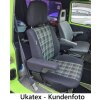 VW T3 Multivan / Transporter, Bj. 1979 - 1992 / Maßangefertigte Vordersitzbezüge (2 Einzelsitze mit abnehmbarer Kopfstütze)