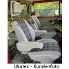 VW T3 Multivan / Transporter, Bj. 1979 - 1992 / Maßangefertigte Vordersitzbezüge (2 Einzelsitze mit abnehmbarer Kopfstütze)