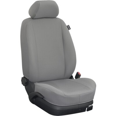Skoda Elroq, ab Bj. 01/2025 - / Maßangefertigter Mittelkonsolenbezug :: 157. Stoff grau / Stoff grau