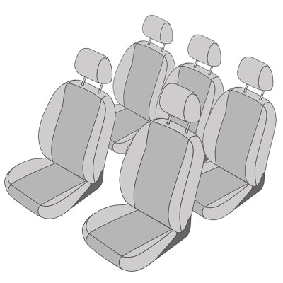 VW T7 California, Bj. 09/2024 - / Maßangefertigtes Komplettset 5-Sitzer