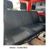 VW T4 Transporter / Caravelle, Bj. 1991 - 2003 / Maßangefertigter Rücksitzbezug Dreierbank
