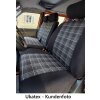 VW T4 Transporter / Caravelle, Bj. 1991 - 2003 / Maßangefertigte Vordersitzbezüge 3-Sitzer (Fahrer- + Doppelbeifahrersitz)