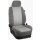 VW T6 / T6.1 Transporter / Caravelle, Bj. 06/2015 - / Maßangefertigtes Komplettset 5-Sitzer :: 284. Stoff Alcantra-grau / Frottee-grau