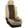 Maßangefertigte Vordersitzbezüge für Wohnmobil mit Agutisitze (mit Gurthalter) :: F97. Frottee coffee / Frottee beige