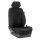 *Seat Alhambra, ab Bj. 2010 - , Rücksitzbezug (3 Einzelsitzbezüge) im Design Stoff Alcantra-schwarz / Stoff schwarz, Art.Nr.: 9511