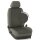 Hyundai Kona + Kona E ab Bj.11/2017 - 03/2023- / Maßangefertigtes Komplettsetangebot :: 288. Stoff Alcantra-AIR-grau / Stoff grau