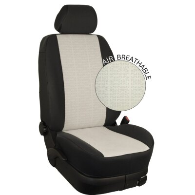 Automobilstoffe Meterware :: 290. Stoff Alcantra-AIR-Bently-creme / Stoff anthrazit