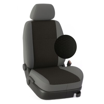 VW T7 California, Bj. 09/2024 - / Maßangefertigter Rücksitzbezug (3x Einzelsitz) :: 296. Stoff Iceland / Stoff grau